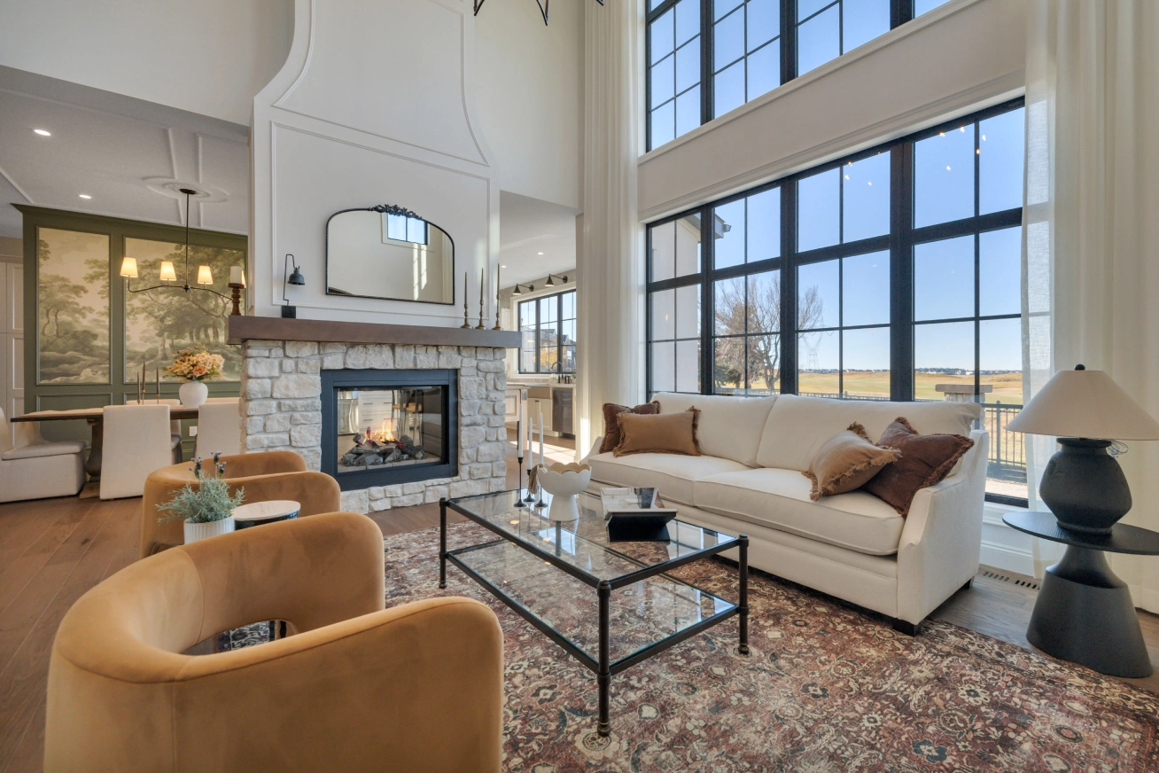 Two Way Fireplace